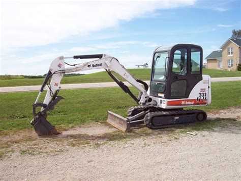 331 bobcat mini excavator control joystick|bobcat mini excavator 331 specs.